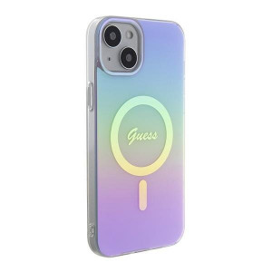 Оригинален твърд гръб GUESS IML Iridescent MagSafe GUHMP15SHITSU - iPhone 15 лилав - Img 4