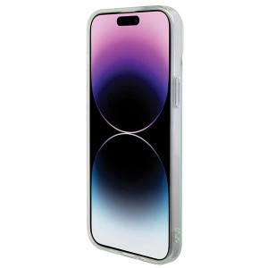 Оригинален твърд гръб GUESS IML Iridescent MagSafe - iPhone 15 Pro тюркоаз - Img 5