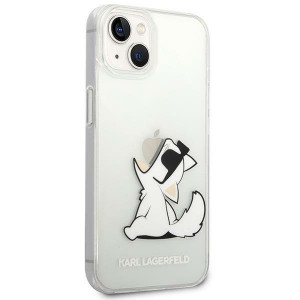 Оригинален твърд гръб KARL LAGERFELD Choupette Fun KLHCP14MCFNRC - iPhone 14 Plus прозрачен - Img 4