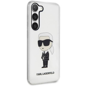 Оригинален твърд гръб KARL LAGERFELD Ikonik KARL LAGERFELD KLHCS23MHNIKTCT - Samsung Galaxy S23+ прозрачен - Img 4