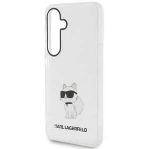 Оригинален твърд гръб KARL LAGERFELD IML Choupette KLHCS24MHNCHTCT - Samsung Galaxy S24+ прозрачен - Img 6
