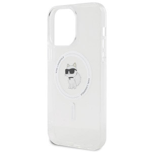 Оригинален твърд гръб KARL LAGERFELD IML Choupette MagSafe - iPhone 15 Pro Max прозрачен - Img 6