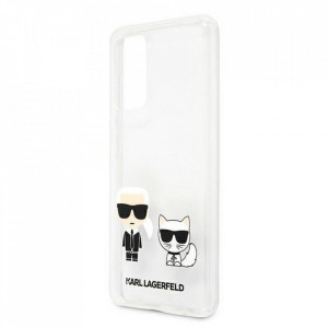 Оригинален твърд гръб KARL LAGERFELD Karl & Choupette KLHCA72CKTR - Samsung Galaxy A72 прозрачен - Img 7