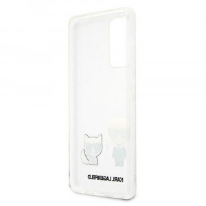 Оригинален твърд гръб KARL LAGERFELD Karl & Choupette KLHCA72CKTR - Samsung Galaxy A72 прозрачен - Img 15