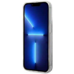 Оригинален твърд гръб KARL LAGERFELD Liquid Glitter Monogram KLHCP14LLMNMS - iPhone 14 Pro сребрист - Img 5