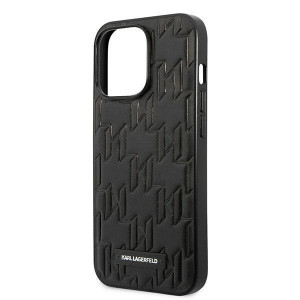 Оригинален твърд гръб KARL LAGERFELD Monogram Plaque KLHCP13LMNMP1K - iPhone 13 Pro черен - Img 6