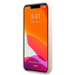 Оригинален твърд гръб KARL LAGERFELD Silicone Ikonik Karl & Choupette KLHMP13LSSKCI MagSafe - iPhone 13 Pro светлорозов - Img 5