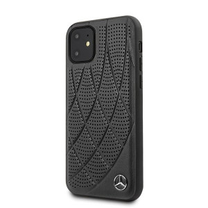Оригинален твърд гръб MERCEDES Bow MEHCP12SDIQBK - iPhone 12 mini черен - Img 2