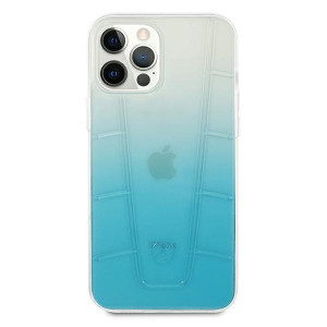 Оригинален твърд гръб MERCEDES Clear MEHCP12LCLGBL - iPhone 12 Pro Max син - Img 3