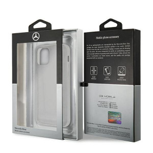 Оригинален твърд гръб MERCEDES Clear MEHCP12SCLCT - iPhone 12 mini прозрачен - Img 7