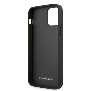 Оригинален твърд гръб MERCEDES Leather Quilted Embossed MEHCP12LSPSBK - iPhone 12 Pro Max черен - Img 7
