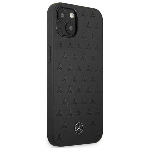 Оригинален твърд гръб MERCEDES Leather Stars MEHCP13SPSQBK - iPhone 13 mini черен - Img 4