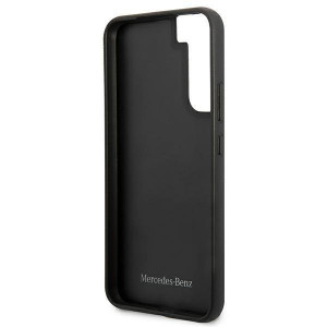 Оригинален твърд гръб MERCEDES Leather Urban MEHCS22MARMBK - Samsung Galaxy S22+ черен - Img 7