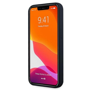 Оригинален твърд гръб MERCEDES Silicone MEHCP13SSILNA - iPhone 13 mini тъмносин - Img 4