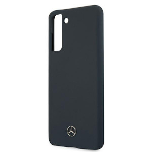Оригинален твърд гръб MERCEDES Silicone MEHCS21 5GSSILNA - Samsung Galaxy S21 5G син - Img 6