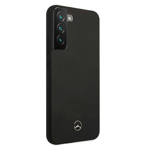 Оригинален твърд гръб MERCEDES Silicone MEHCS22SSILBK - Samsung Galaxy S22 черен - Img 4