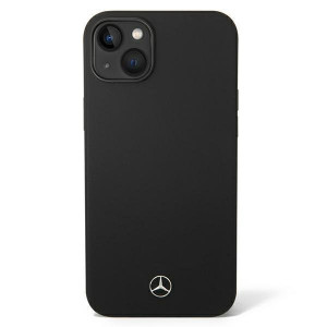 Оригинален твърд гръб MERCEDES Silicone MEHMP14SSILBK MagSafe - iPhone 14 черен - Img 2