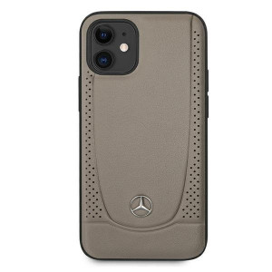 Оригинален твърд гръб MERCEDES Urban MEHCP12SARMBR - iPhone 12 mini кафяв - Img 3