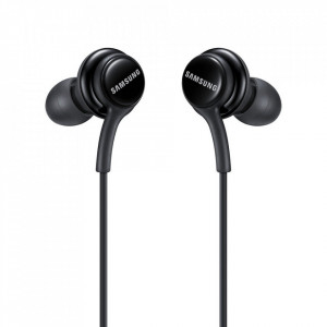 Оригинални слушалки с кабел SAMSUNG жак 3.5mm EO-IA500BBEGWW черни - Img 5