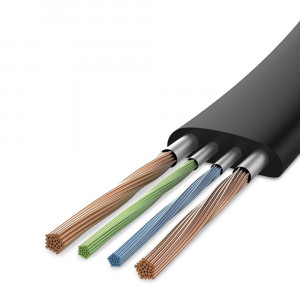 Плосък кабел за зареждане и данни със закопчалка BASEUS Nimble USB Type A към Lightning 2A 0.23m черен (CALMBJ-B01) - Img 9