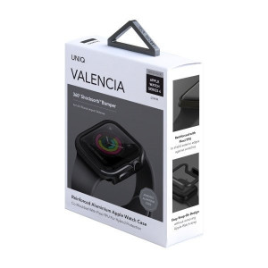 Подсилен алуминиев калъф за корпус UNIQ Valencia - Apple Watch 40mm Series 5 / 40mm Series 4 бронзово сив - Img 5