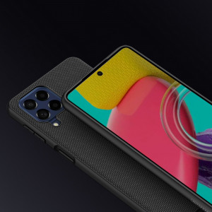 Подсилен гръб с гел рамка NILLKIN Textured - Samsung Galaxy M53 черен - Img 9