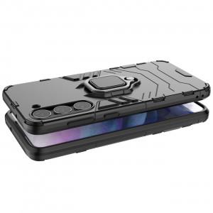Подсилен гръб с магнитна стойка Ring Armor - iPhone 14 Plus черен - Img 4