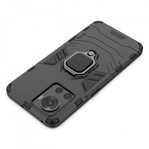 Подсилен гръб с магнитна стойка Ring Armor - OnePlus Ace черен - Img 11