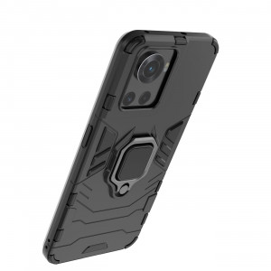 Подсилен гръб с магнитна стойка Ring Armor - OnePlus Ace черен - Img 16