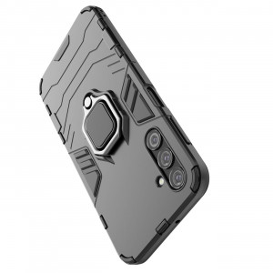 Подсилен гръб с магнитна стойка Ring Armor - Samsung Galaxy A24 черен - Img 14