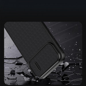 Подсилен гръб с подвижно покритие за камерата NILLKIN Textured S MagSafe - iPhone 14 зелен - Img 8