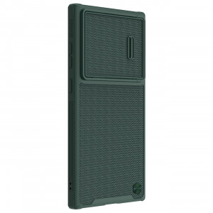 Подсилен гръб с подвижно покритие за камерата NILLKIN Textured S - Samsung Galaxy S22 Ultra зелен - Img 4