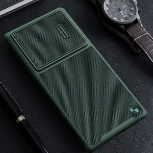 Подсилен гръб с подвижно покритие за камерата NILLKIN Textured S - Samsung Galaxy S23 Ultra син - Img 16