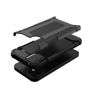 Подсилен гръб Hybrid Armor - iPhone 12 Pro Max черен - Img 6