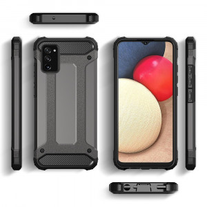 Подсилен гръб Hybrid Armor - Samsung Galaxy A03s черен - Img 5