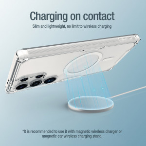 Подсилен гръб NILLKIN Nature Pro MagSafe - Samsung Galaxy S24 Ultra бял - Img 9