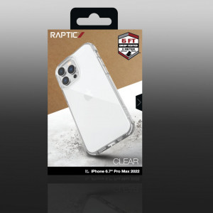 Подсилен гръб Raptic X-Doria Clear - iPhone 14 Pro Max прозрачен - Img 3