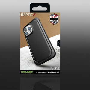 Подсилен гръб Raptic X-Doria Slim - iPhone 14 Pro Max черен - Img 5