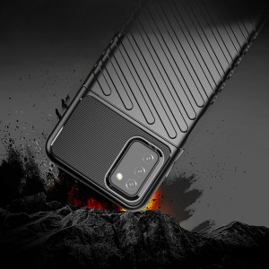Подсилен гръб Thunder - Samsung Galaxy A03s черен - Img 8