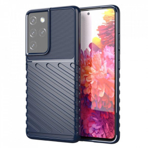 Подсилен гръб Thunder - Samsung Galaxy S22 Ultra син - Img 1
