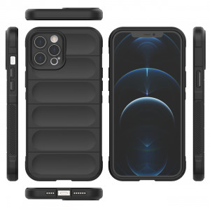 Подсилен гъвкав гръб Magic Shield - iPhone 12 Pro Max тъмносин - Img 8