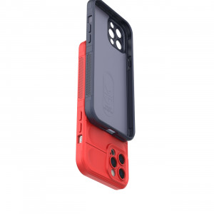 Подсилен гъвкав гръб Magic Shield - iPhone 12 Pro Max тъмносин - Img 17