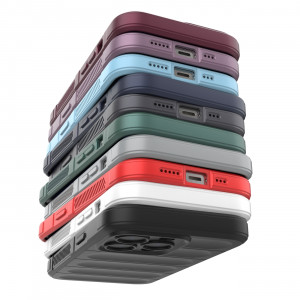 Подсилен гъвкав гръб Magic Shield - iPhone 13 Pro тъмносин - Img 17