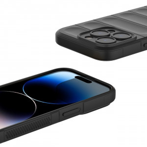 Подсилен гъвкав гръб Magic Shield - iPhone 14 Pro бордо - Img 11