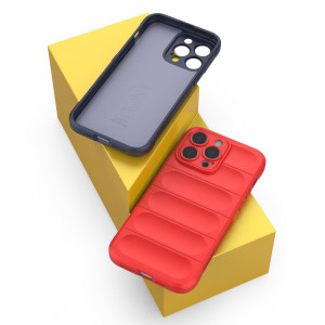Подсилен гъвкав гръб Magic Shield - iPhone 14 Pro Max бордо - Img 16