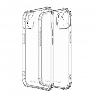 Подсилен силиконов гръб WOZINSKY Anti Shock - iPhone 14 Plus прозрачен - Img 10