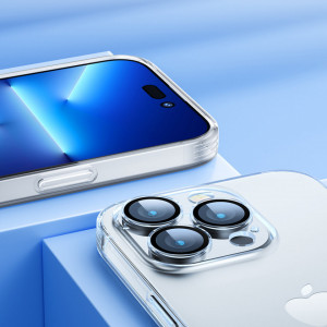 Прозрачен гръб със защита за камерата JOYROOM 14Q - iPhone 14 Plus (JR-14Q3) прозрачен - Img 2