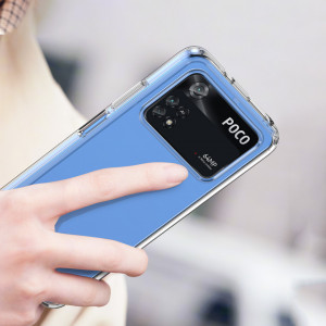 Прозрачен гръб с гел рамка Outer Space - Xiaomi Poco M4 Pro черен - Img 7