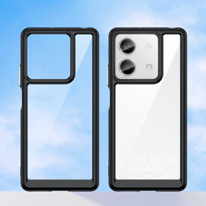 Прозрачен гръб с гел рамка Outer Space - Xiaomi Redmi Note 13 Pro+ черен - Img 7