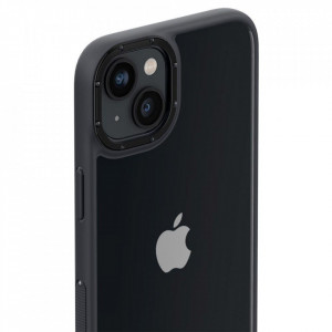 Прозрачен гръб с рамка CASEOLOGY Skyfall - iPhone 14 Plus черен мат - Img 6
